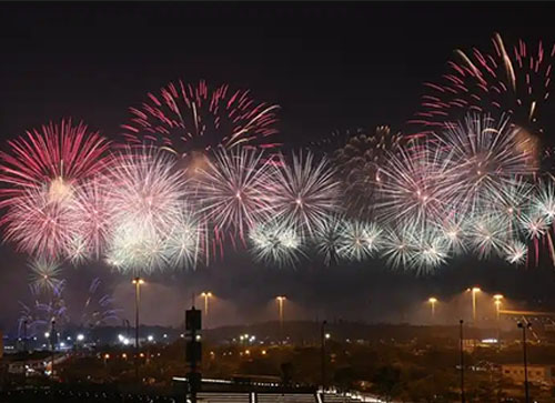 佛坪县焰火晚会